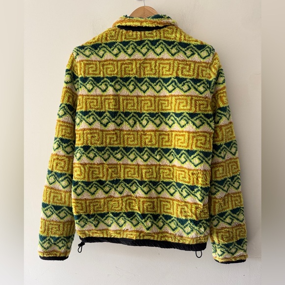 American Eagle Sherpa Jacket Mens XS Fleece Pile Aztec Mesh Lined Zip Jacket - Picture 5 of 7